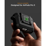 Spigen AirPods Pro 3 -kuoret Lock Fit Mattamusta