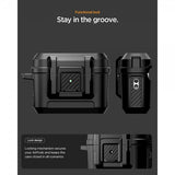 Spigen AirPods Pro 3 -kuoret Lock Fit Mattamusta