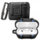 Spigen AirPods Pro 3 -kuoret Lock Fit Mattamusta