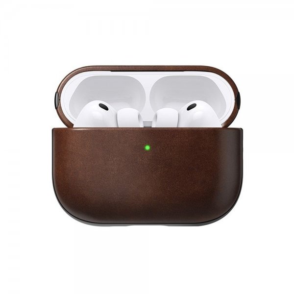 Nomad AirPods Pro 3 -kuoret, Modern Leather Case, Horween Rustic Brown