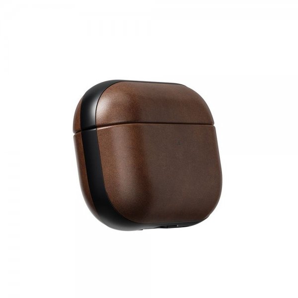 Nomad AirPods Pro 3 -kuoret, Modern Leather Case, Horween Rustic Brown