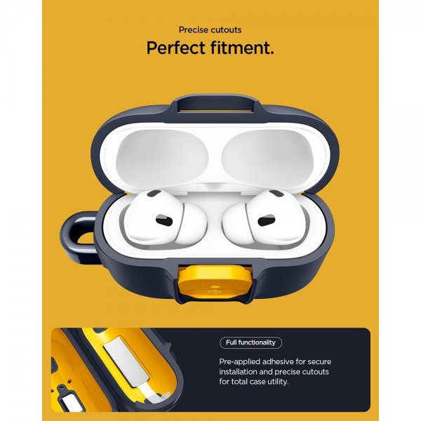Spigen AirPods Pro 3 -kuoret Nano Pop Blueberry Navy