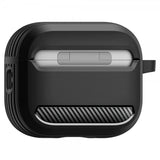 Spigen AirPods Pro 3 Rugged Armor -kuori, mattamusta
