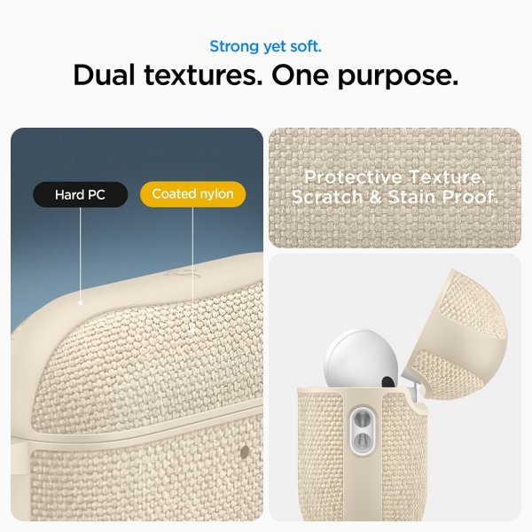 Spigen AirPods Pro 3 Urban Fit Dune Beige -kuoret