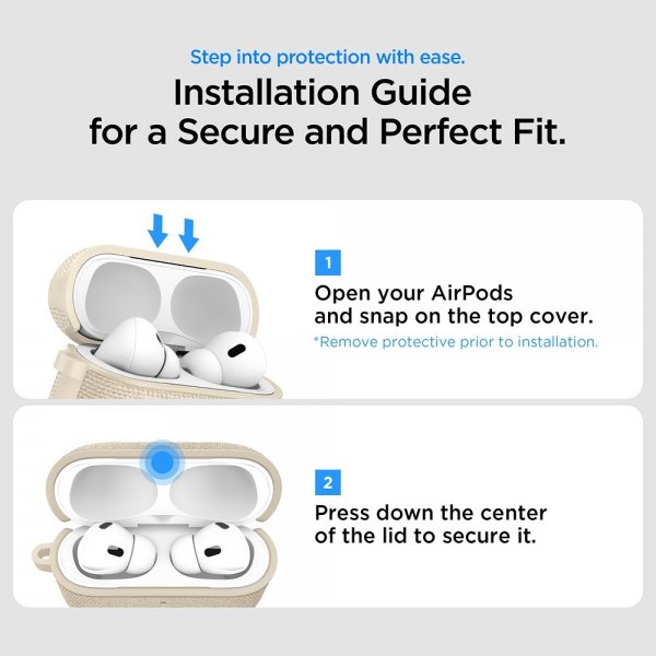 Spigen AirPods Pro 3 Urban Fit Dune Beige -kuoret