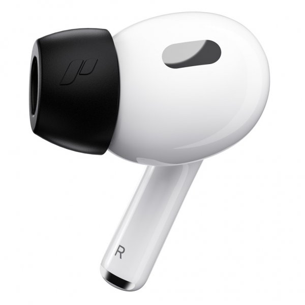 KeyBudz AirPods Pro/AirPods Pro 2 HyperFoam Muistivaahtotulpat, Carbon Black