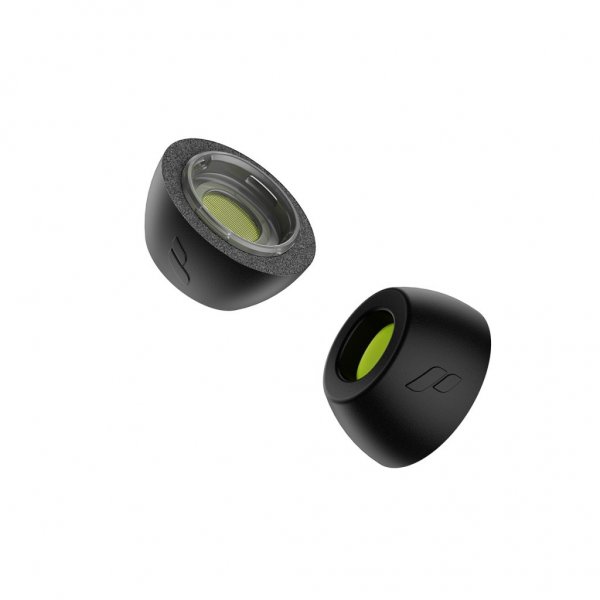 KeyBudz AirPods Pro/AirPods Pro 2 HyperFoam Muistivaahtotulpat, Carbon Black