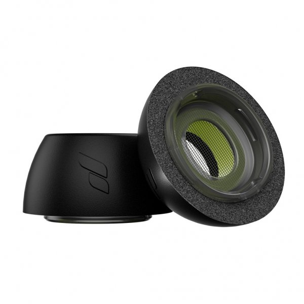 KeyBudz AirPods Pro/AirPods Pro 2 HyperFoam Muistivaahtotulpat, Carbon Black