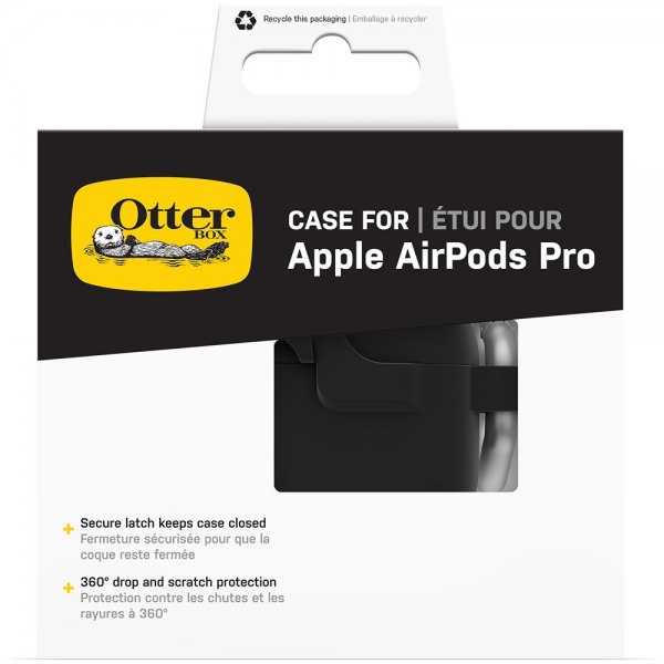 Otterbox AirPods Pro/AirPods Pro 2 -kuulokekotelo, musta Taffy