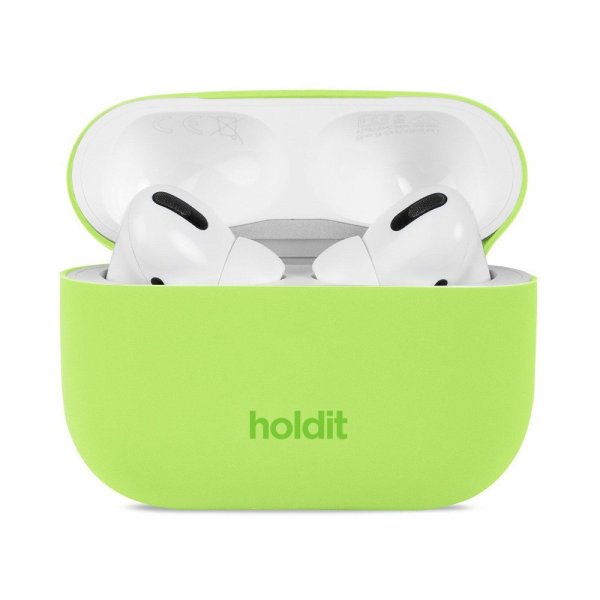 holdit AirPods Pro/AirPods Pro 2 silikonisuojakuori, Acid Green