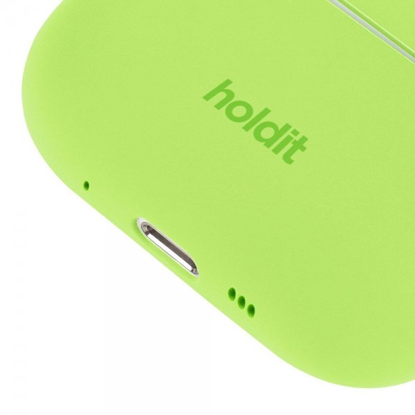 holdit AirPods Pro/AirPods Pro 2 silikonisuojakuori, Acid Green