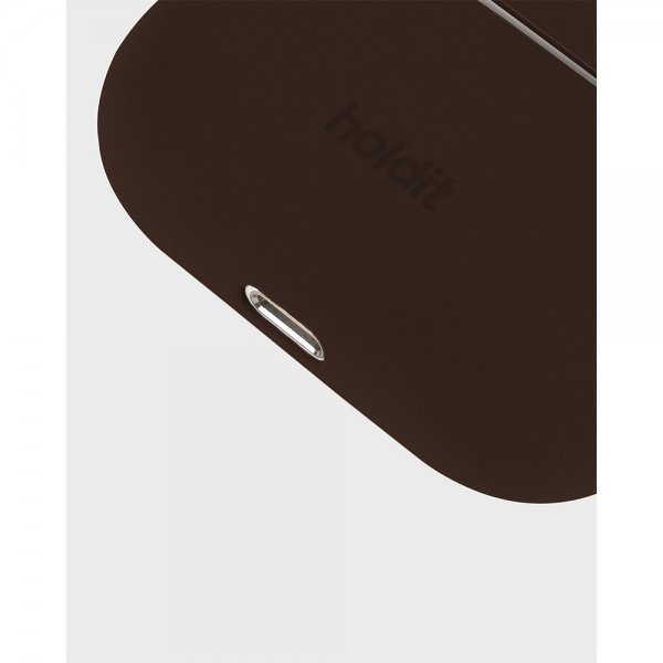 holdit AirPods Pro/AirPods Pro 2 Silikonikuori Chocolate