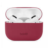 holdit AirPods Pro/AirPods Pro 2 silikonisuojakuori Red Velvet