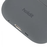 holdit AirPods Pro/AirPods Pro 2 silikonisuojakuori Space Gray