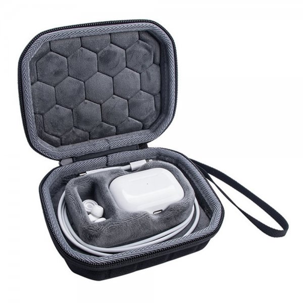 AirPods Pro/AirPods Pro 2 -vetoketjullinen kotelo, musta