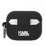 Karl Lagerfeld AirPods Pro -kuori 3D-logolla, musta