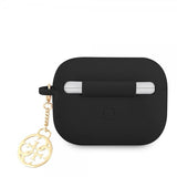 Guess AirPods Pro -kuoret Classic Logo 4G Charm musta