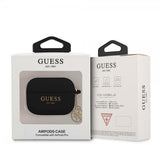 Guess AirPods Pro -kuoret Classic Logo 4G Charm musta