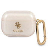 Guess AirPods Pro -kuoret, Glitter Case, kulta
