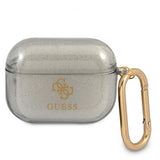 Guess AirPods Pro Suojakuori Glitter, musta