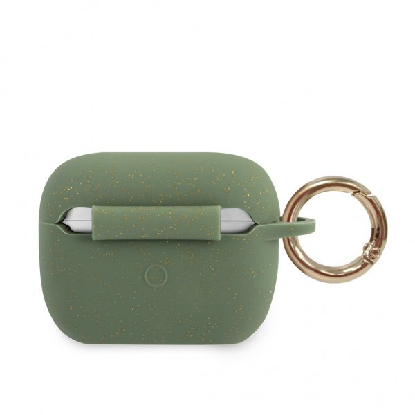 Guess AirPods Pro Glitter Khaki -suojakuori