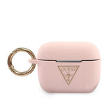 Guess AirPods Pro Kuoret Gold Triangle Pinkki