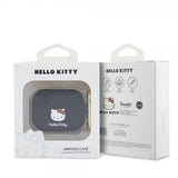 Hello Kitty AirPods Pro -kuoret nestemäisestä silikonista, musta