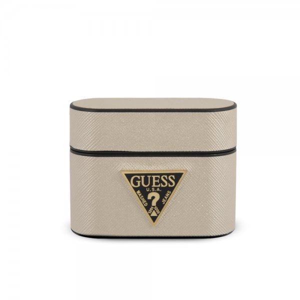 Guess AirPods Pro -kuoret, Saffiano Case, beige