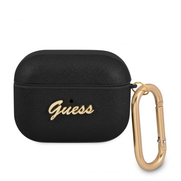 Guess AirPods Pro -kuoret Saffiano Musta