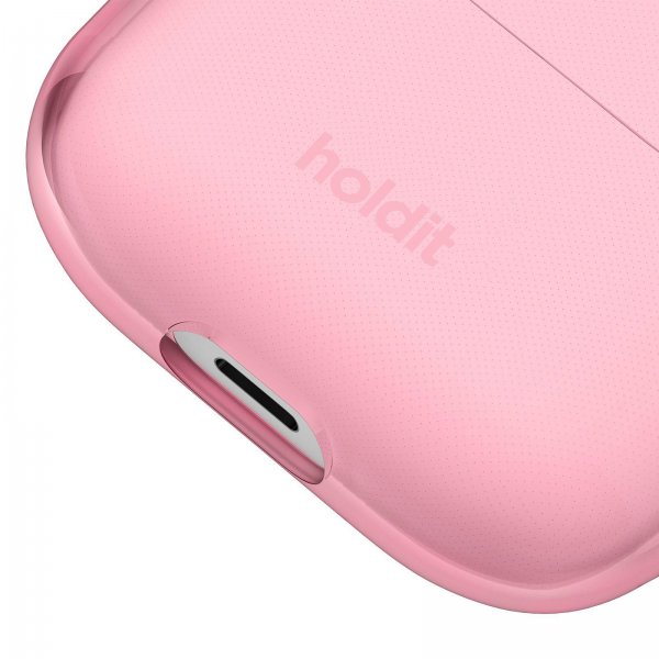 holdit AirPods Pro/AirPods Pro 2 -suojakuori Seethru Bright Pink