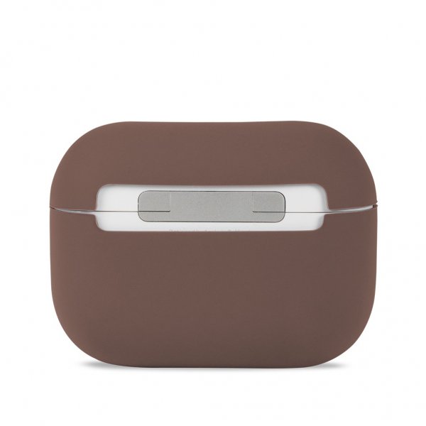 holdit AirPods Pro/AirPods Pro 2 -silikonikuori, Dark Brown