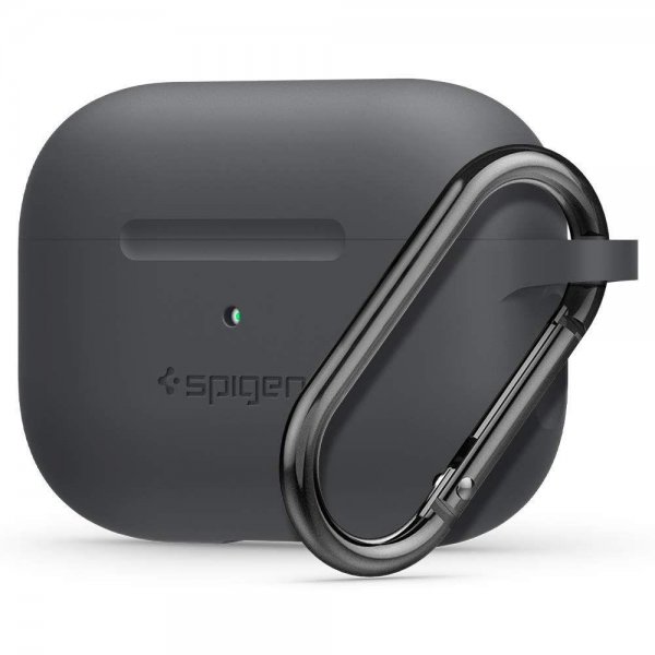 Spigen AirPods Pro -silikonisuojakuori Charcoal