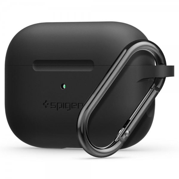 Spigen AirPods Pro -kotelo, silikonia, Fit, musta