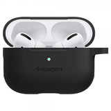 Spigen AirPods Pro -kotelo, silikonia, Fit, musta