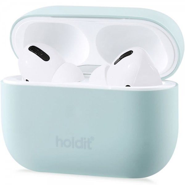 holdit AirPods Pro/AirPods Pro 2 silikonisuojakuori, mintunvihreä