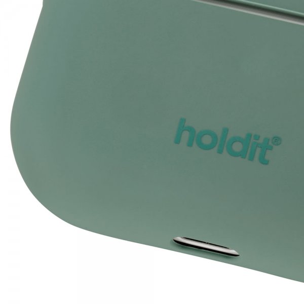 holdit AirPods Pro/AirPods Pro 2 silikonisuoja, Moss Green