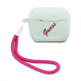 Guess AirPods Pro -kuoret Vintage Silicone, sininen