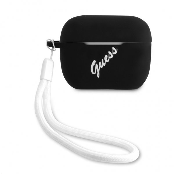 Guess AirPods Pro Kuoret Vintage Silikoni Musta
