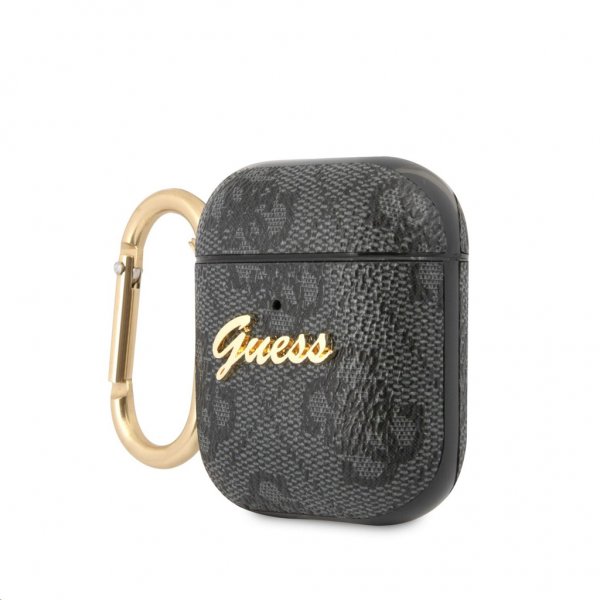 Guess AirPods (1/2) Kuori 4G Script Harmaa