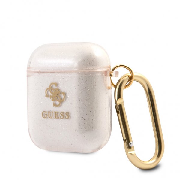 Guess AirPods (1/2) Suojakuori Glitter Kultainen