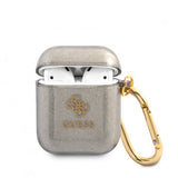 Guess AirPods (1/2) Kuori Glitter Case Musta