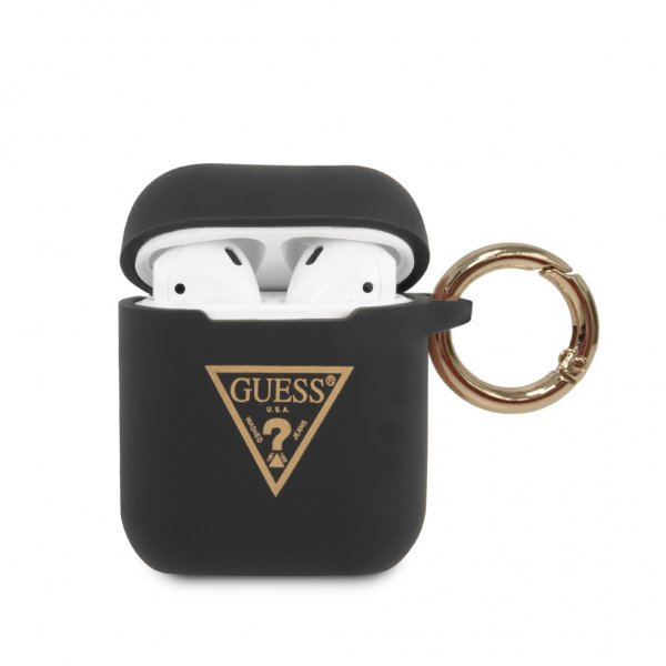 Guess AirPods (1/2) Suojakuori Gold Triangle, musta