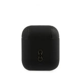 BMW AirPods (1/2) Kuori Nahkainen Kotelo Musta