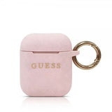 Guess AirPods (1/2) Kuori logolla, vaaleanpunainen