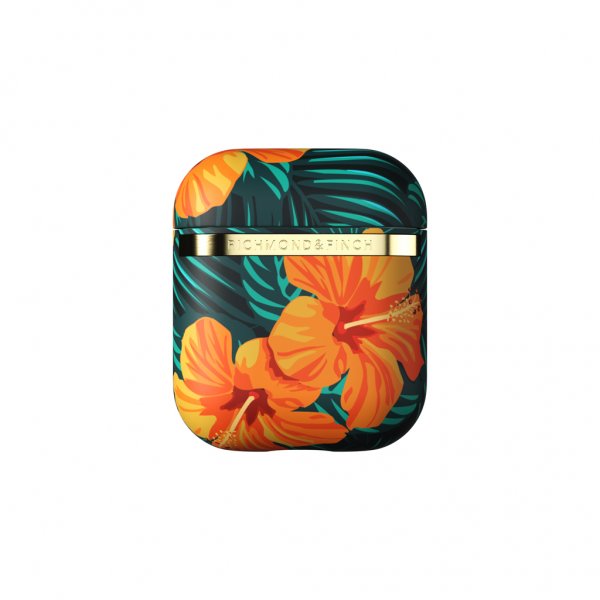 Richmond & Finch AirPods (1/2) Suojakuori Orange Hibiscus