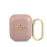 Guess AirPods (1/2) Kuori Saffiano Pink