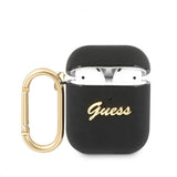 Guess AirPods (1/2) Kuori Saffiano Musta