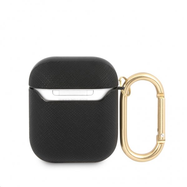 Guess AirPods (1/2) Kuori Saffiano Musta