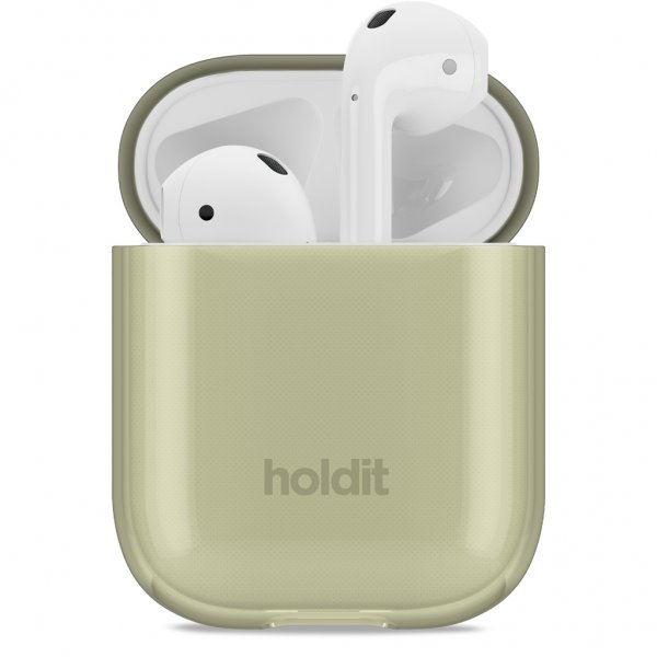 holdit AirPods (1/2) Kuori Seethru Khaki Green