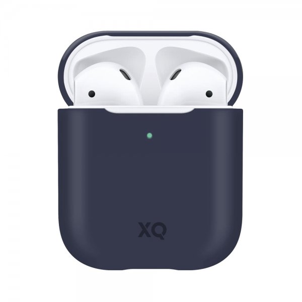 Xqisit AirPods (1/2) Silicone Case, sininen